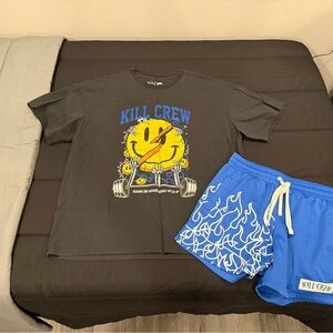 Kill Crew Black and Blue Tee